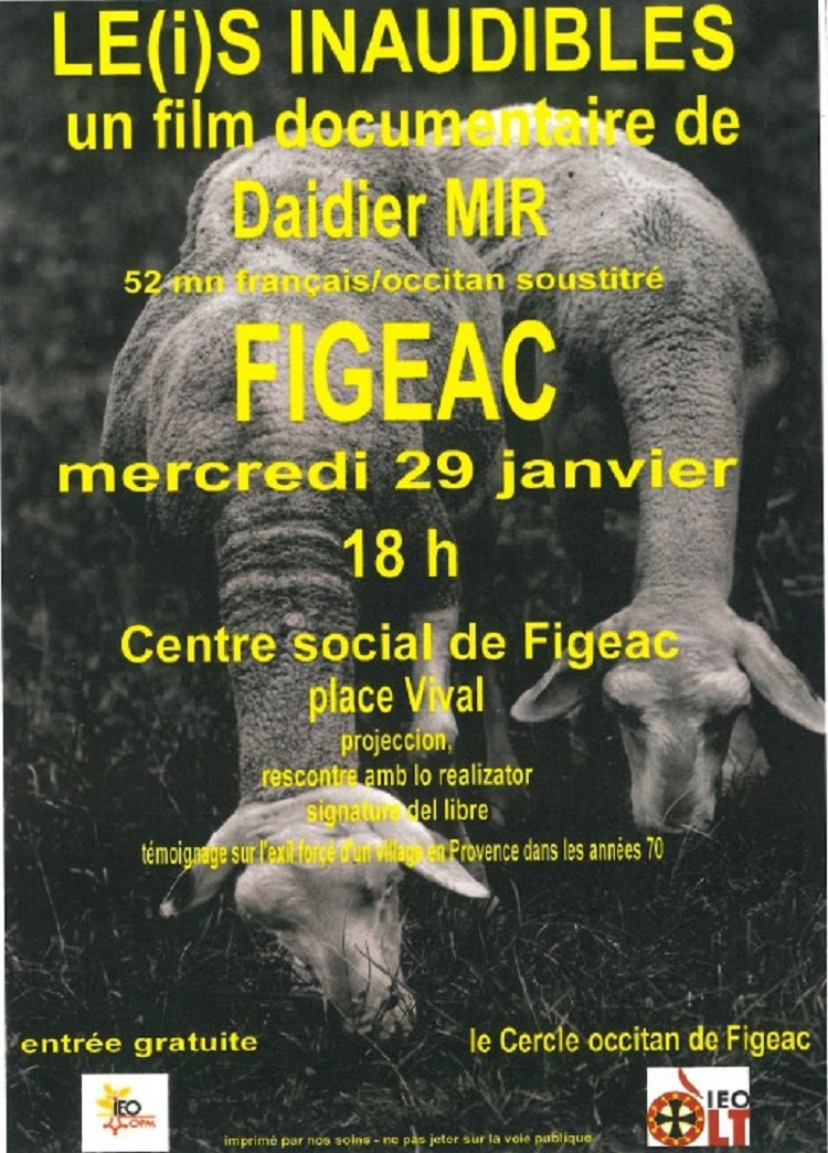 Centre Social de Figeac : projection rencontre, Le(i)s Inaudibles