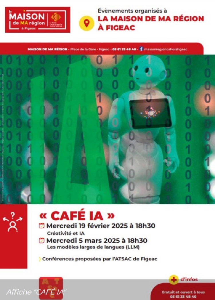 Conférence à Figeac : "Café IA, créativité et IA
