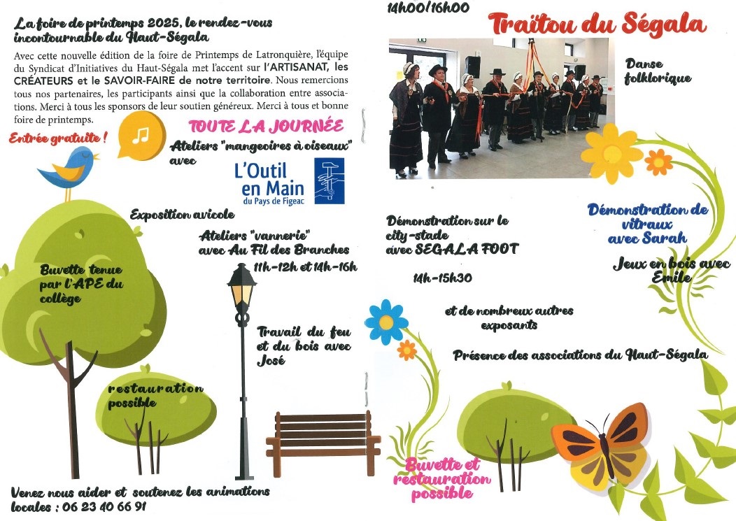 Foire de printemps à Latronquière