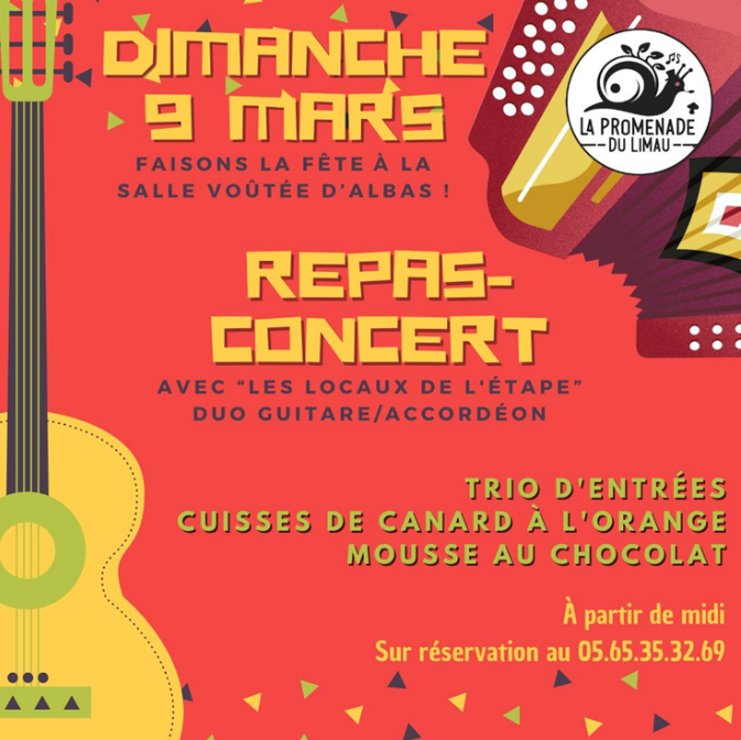 Repas - concert : Les Locaux de l'Etape