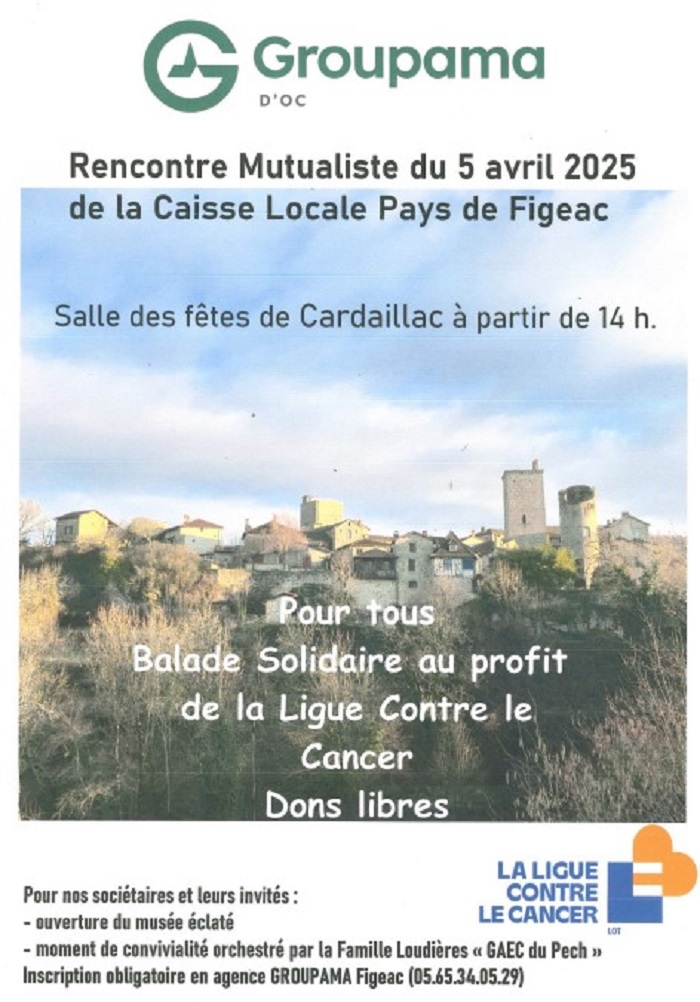 Balade solidaire à Cardaillac