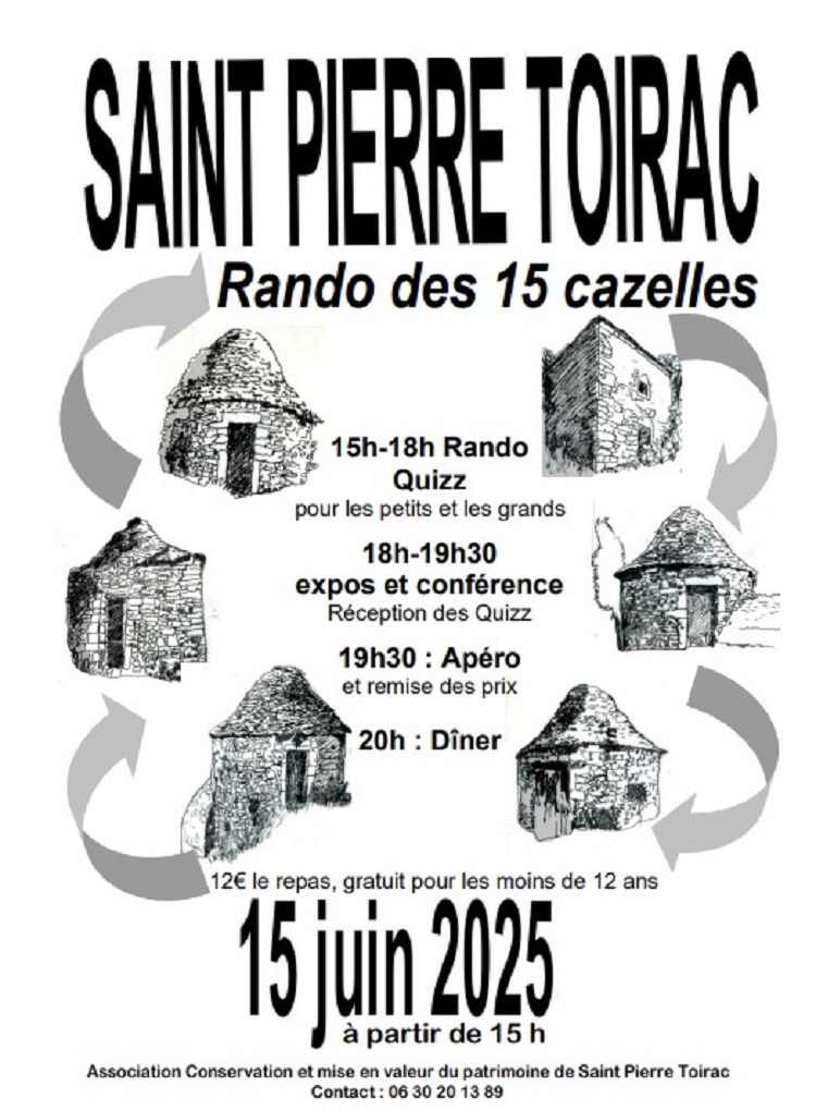 Rando des 15 cazelles à Saint-Pierre-Toirac