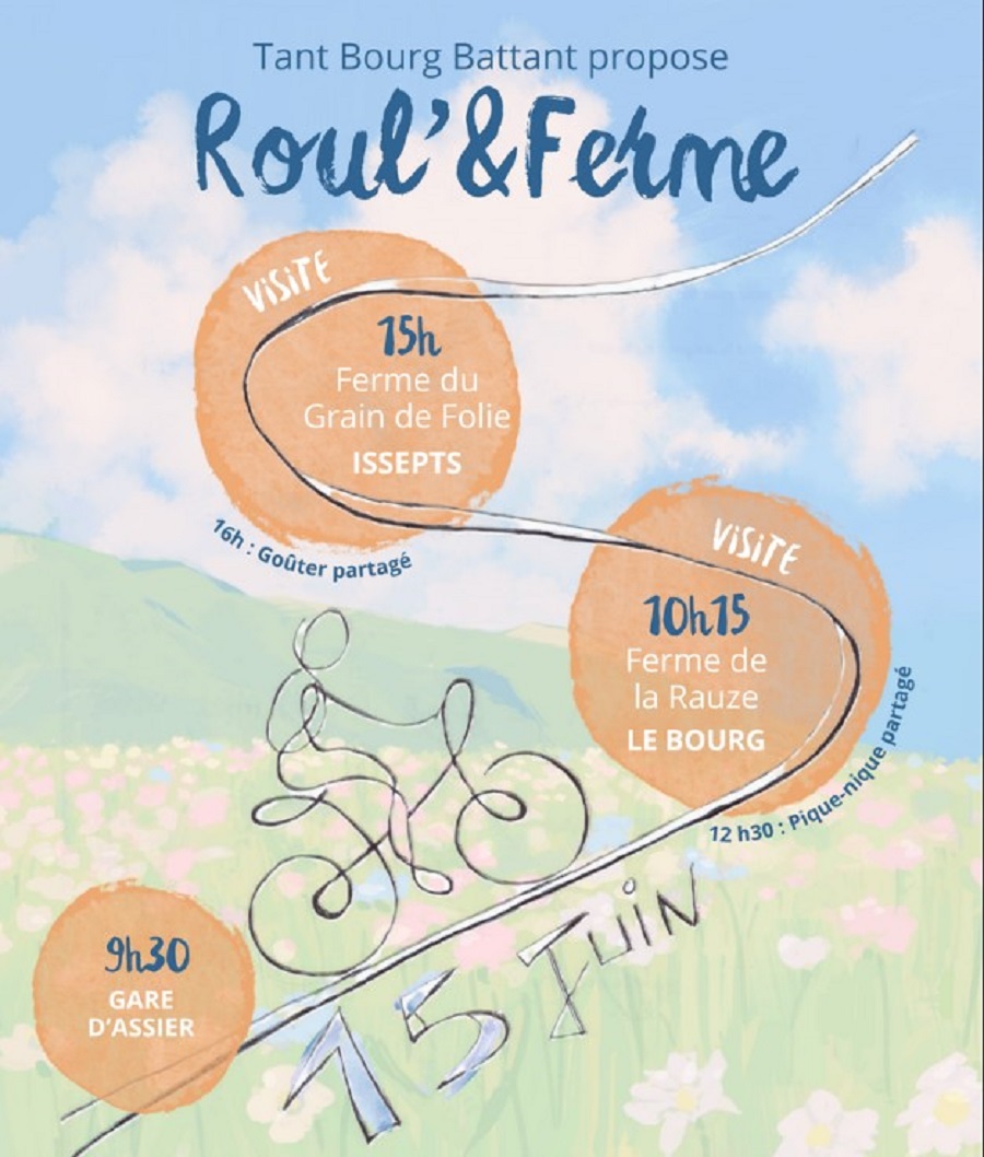 Journée «Vélo fourchette» à Assier