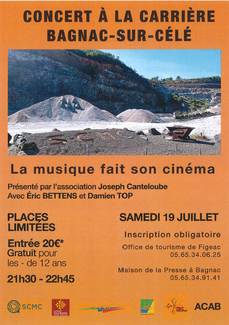 Concert "cuivres" à la carrière de Bagnac-sur-Célé, Bagnac-sur-Célé