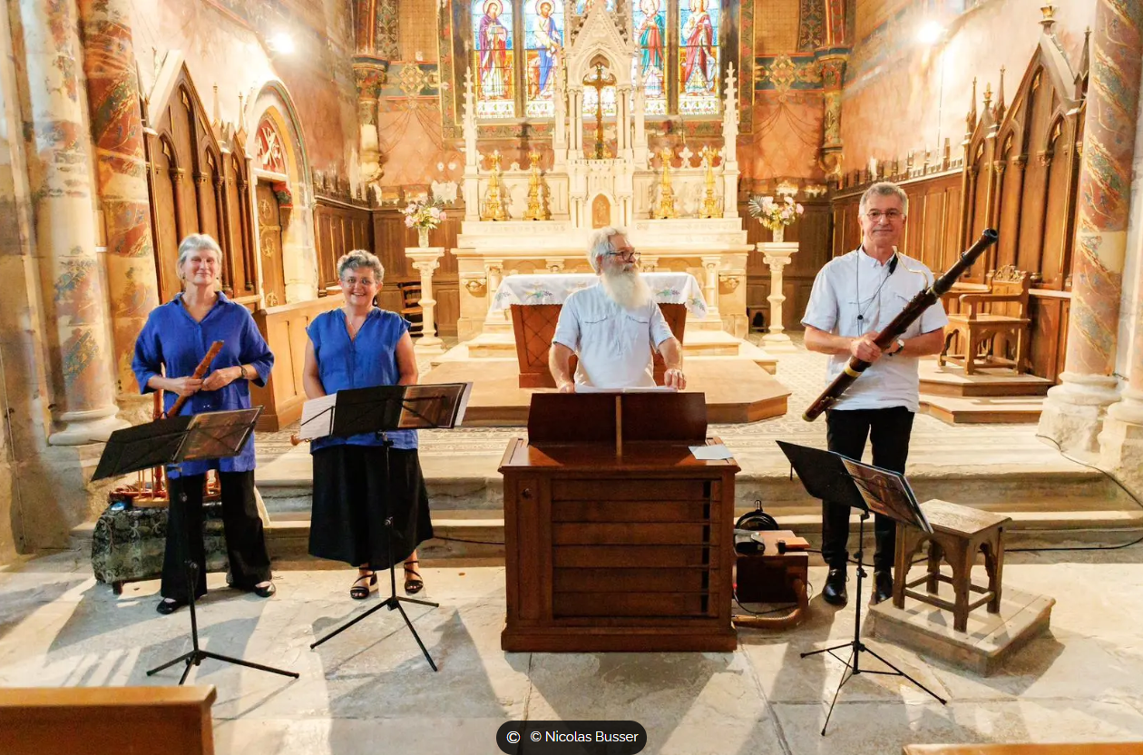 Concert  de l'ensemble la Girandola à Fourmagnac, Fourmagnac