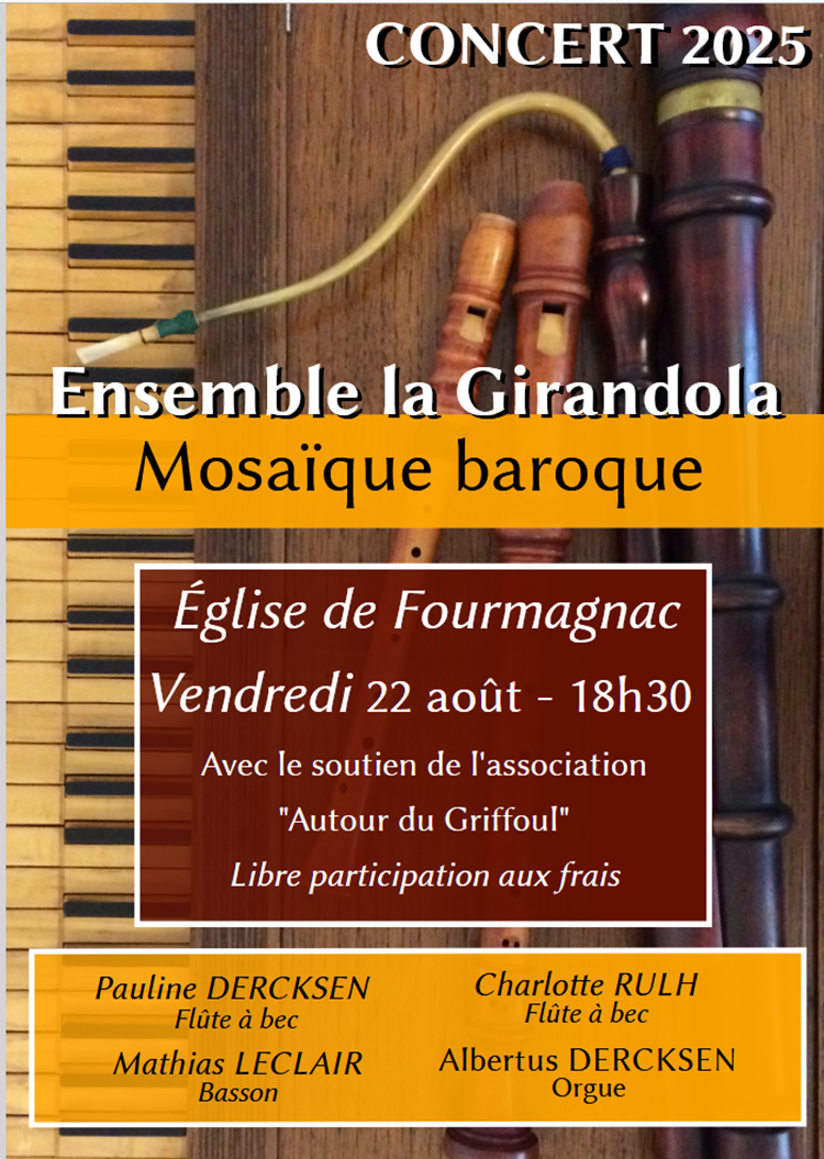 Concert  de l'ensemble la Girandola à Fourmagnac