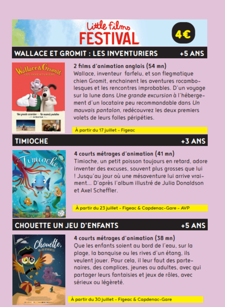 Cinéma enfants à Figeac : Little Films Festival, Figeac - photo 2