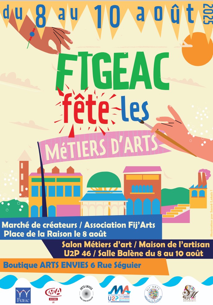 Fij'art : marché d’art et d'artisanat d’art à Figeac