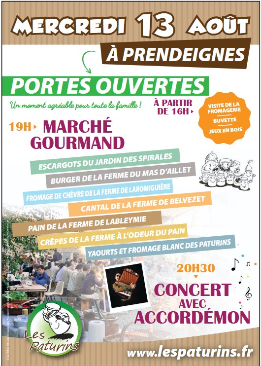 Portes ouvertes à la fromagerie "Les Paturins"