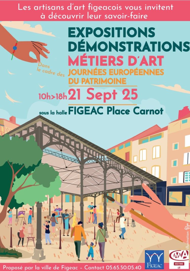 Journées du Patrimoine à Figeac : exposition des Métiers d'Art
