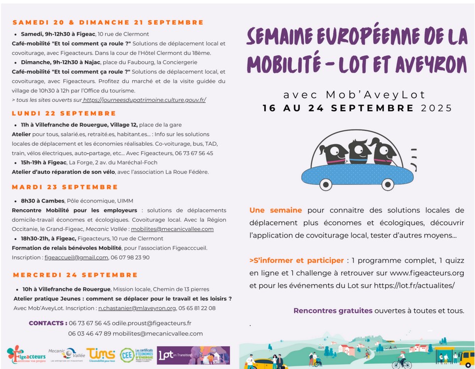Journées de la mobilités à Figeac, Lot en transitions : comment se déplacer autrement  !, Figeac - photo 2