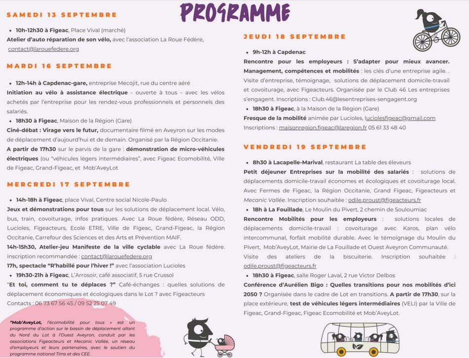 Journées de la mobilités à Figeac, Lot en transitions : comment se déplacer autrement  !, Figeac - photo 3