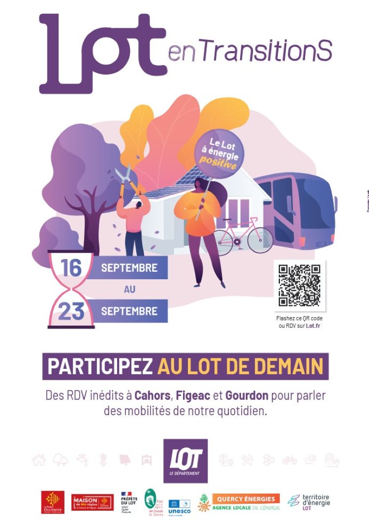 Journées de la mobilités à Figeac, Lot en transitions : comment se déplacer autrement  !