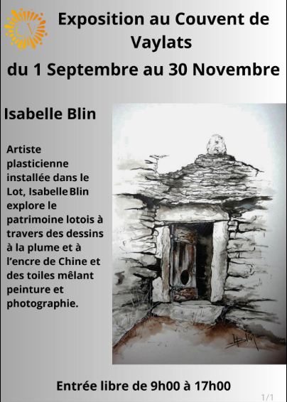 Exposition au couvent de Vaylats