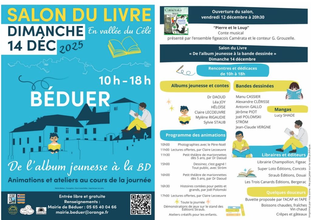 Salon BD et Livre jeunesse à Béduer