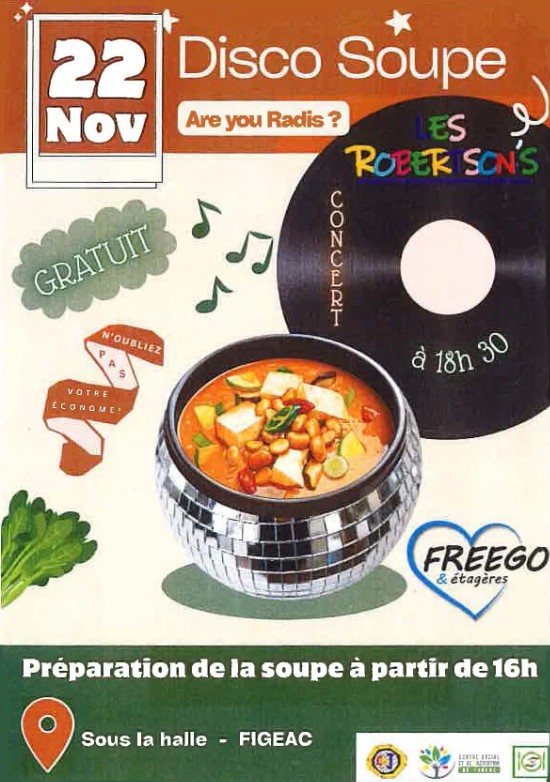 La Disco soupe avec les Amis du Freego à Figeac
