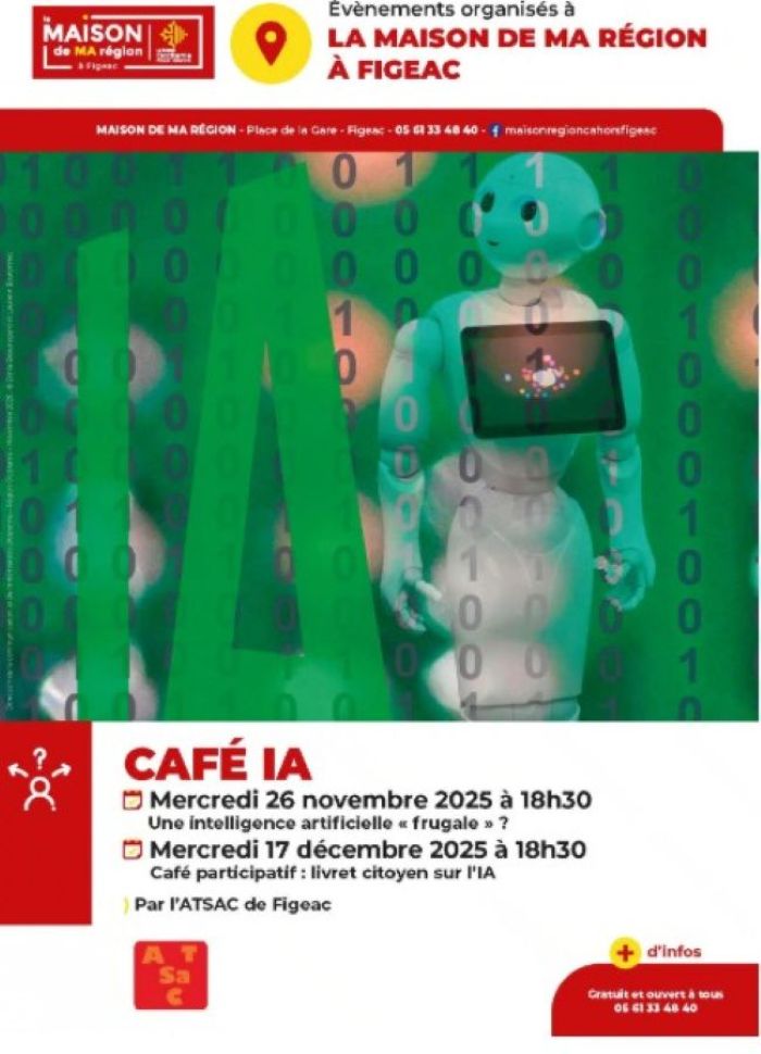 Atelier à Figeac : "Café IA, créer un Livret Citoyen"