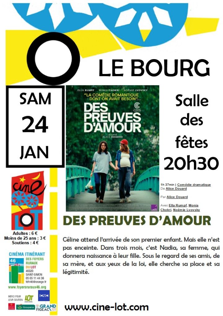 Ciné-lot à Le Bourg : "des preuves d'Amour"