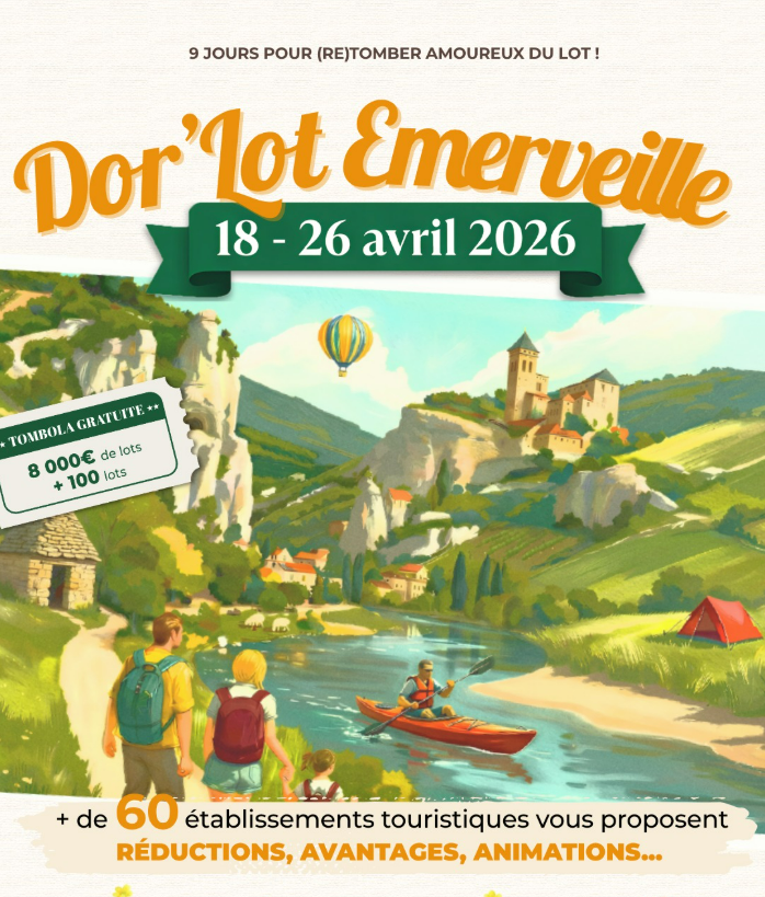 Dor'Lot Emerveille : Neufs jours pour (re) tomber amoureux du Lot — visuel événement