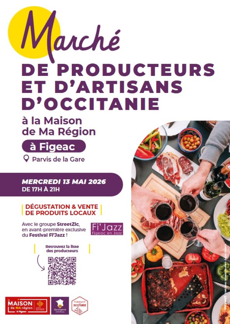 Marché de producteurs et d’artisans d’Occitanie à Figeac — visuel événement
