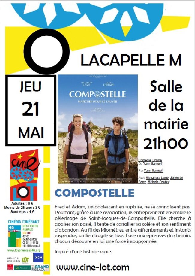 Ciné-Lot à Lacapelle-Marival "Compostel" — visuel événement