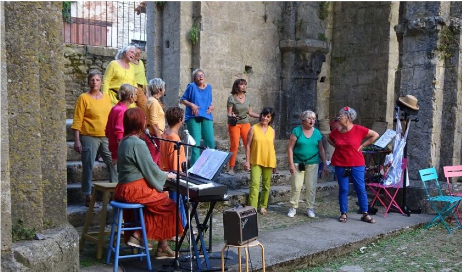 Concert groupe vocal « Les Voca-Muses » à l’abbaye de Marcilhac sur Célé — visuel événement