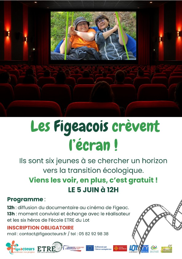 Cinéma à Figeac : les Figeacois crèvent l'écran — visuel événement