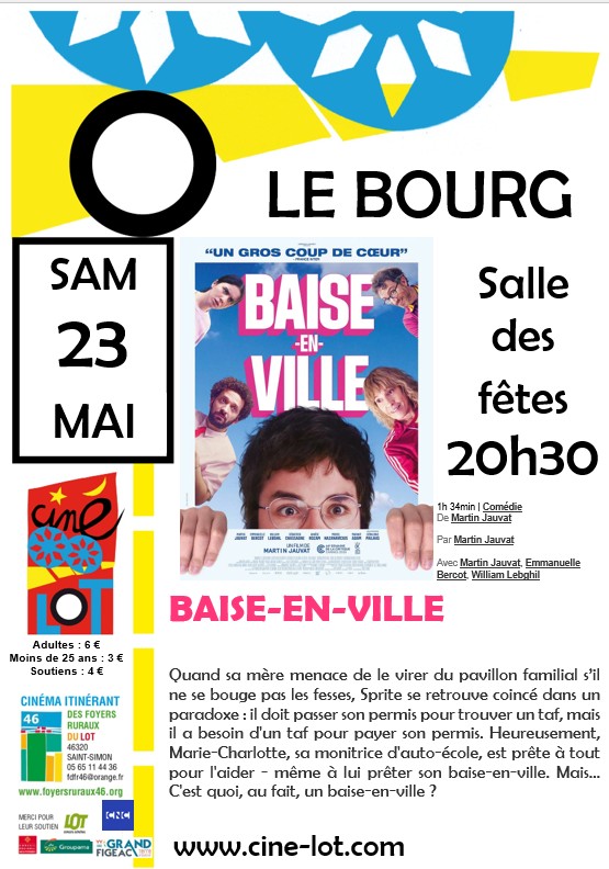 Ciné-lot à Le Bourg : "Baise en ville"