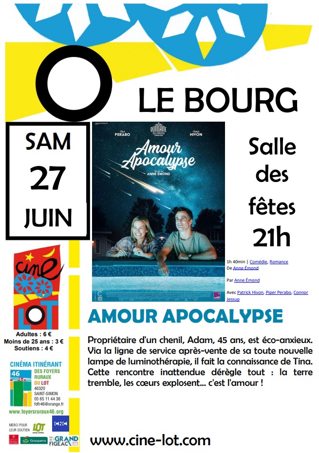 Ciné-lot  à Le Bourg :   "Amour Apocalypse"