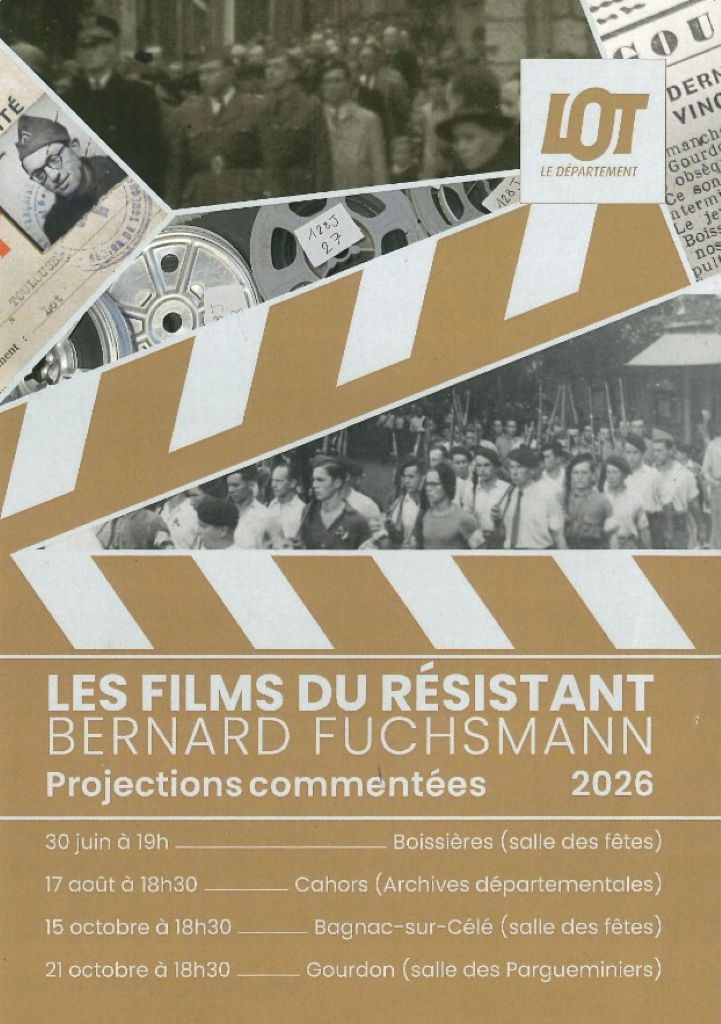 Projection : Les films du résistant Bernard Fuchsmann à Bagnac-sur-Célé