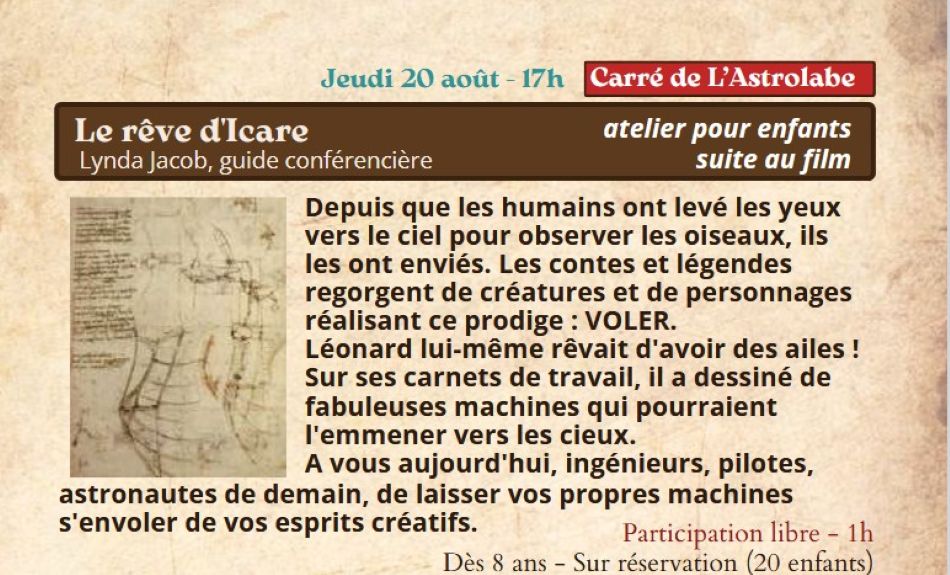 Festival Re-naissance à Figeac : la fabuleuse histoire de Léonard de Vinci
