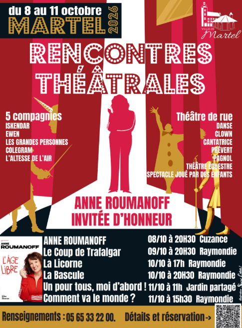 Les Rencontres Théâtrales de Martel 2026