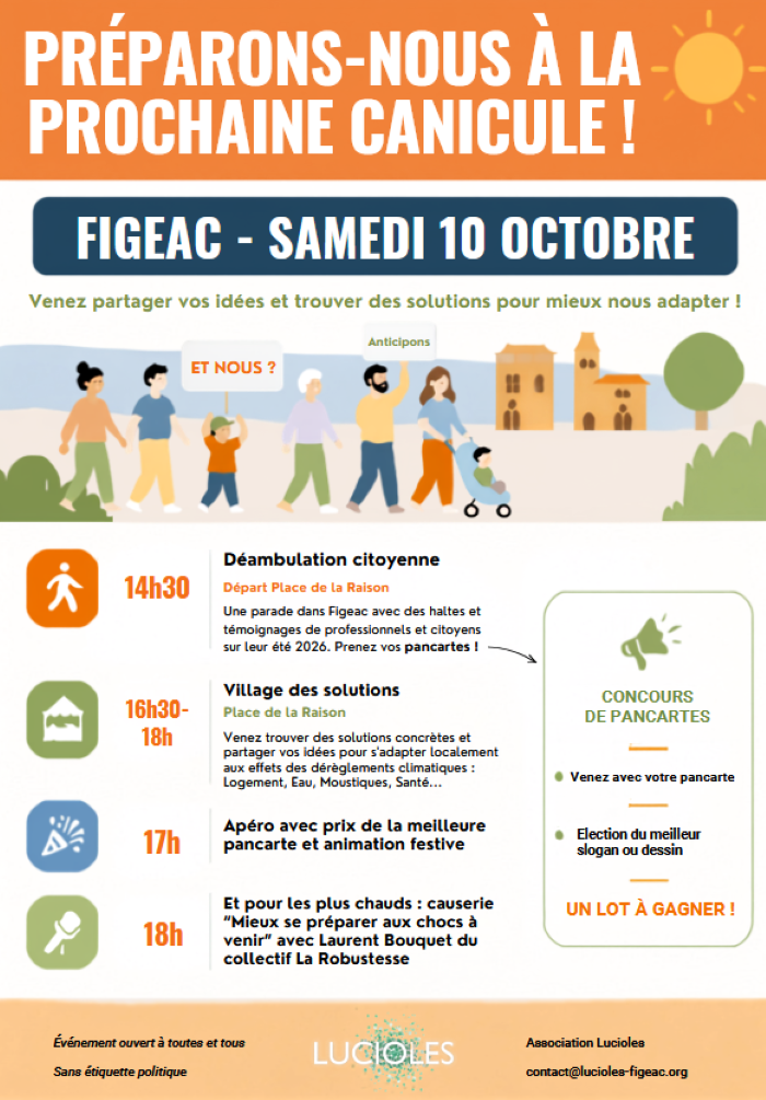 Rencontres : Préparons-nous à la prochaine canicule !
