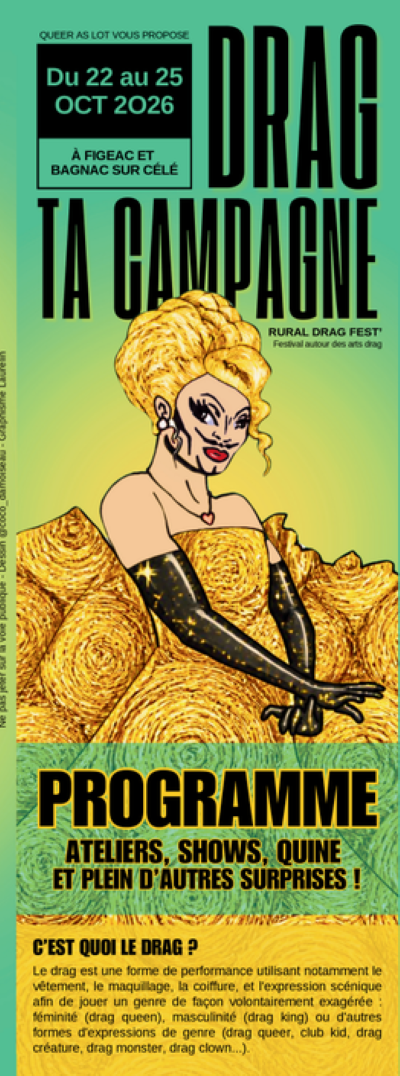 Festival Drag ta campagne à Bagnac-sur-Célé