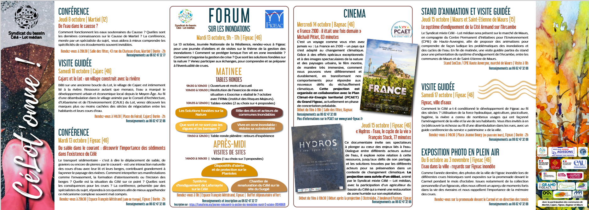 Célot'omne  conférence à Figeac : du sable dans le courant...