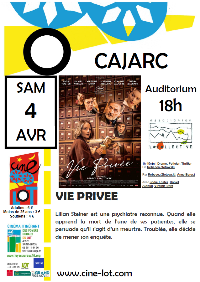 Ciné-Lot à Cajarc : "Vie privée"