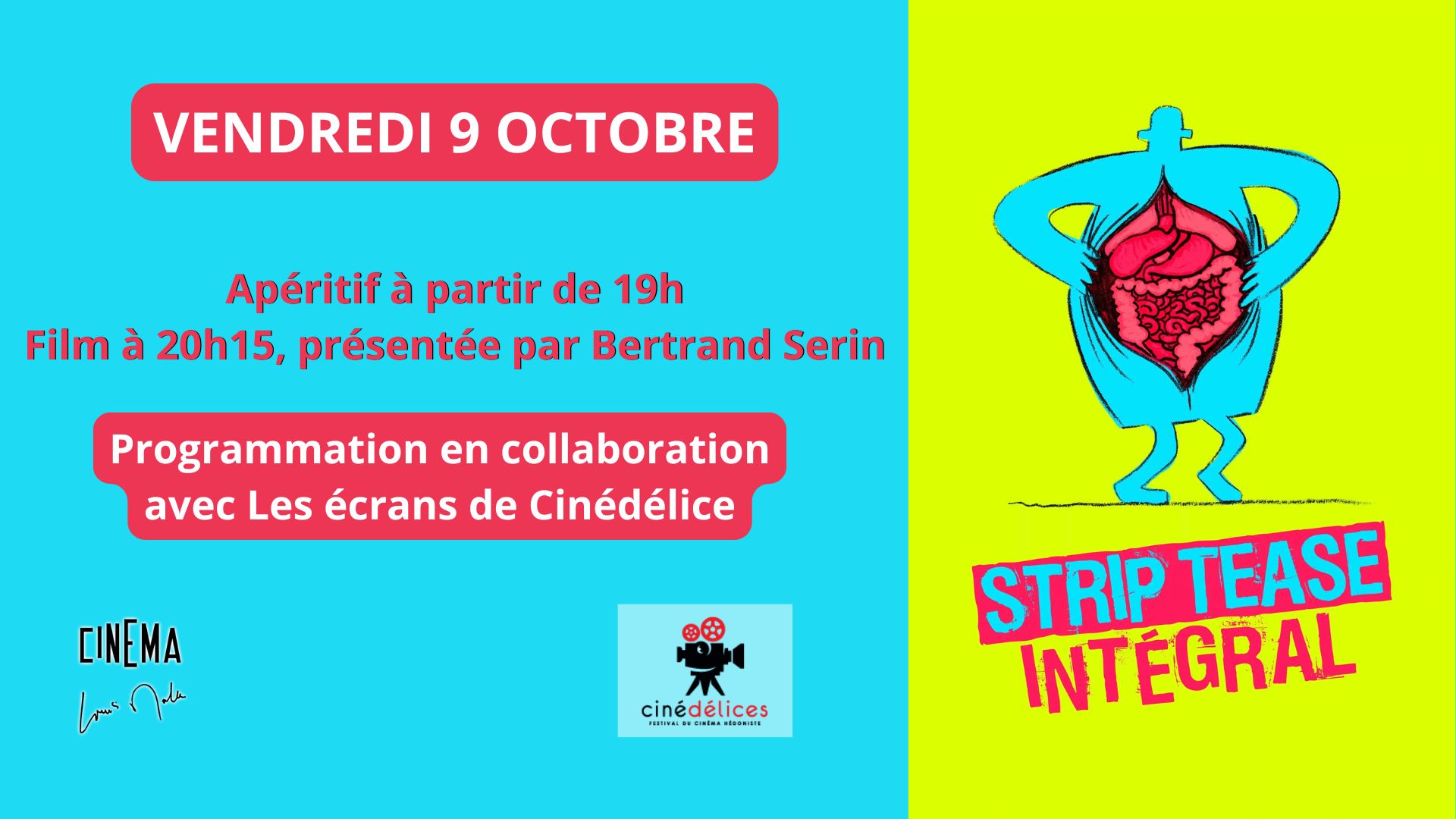 Projection de "Strip-tease intégral"