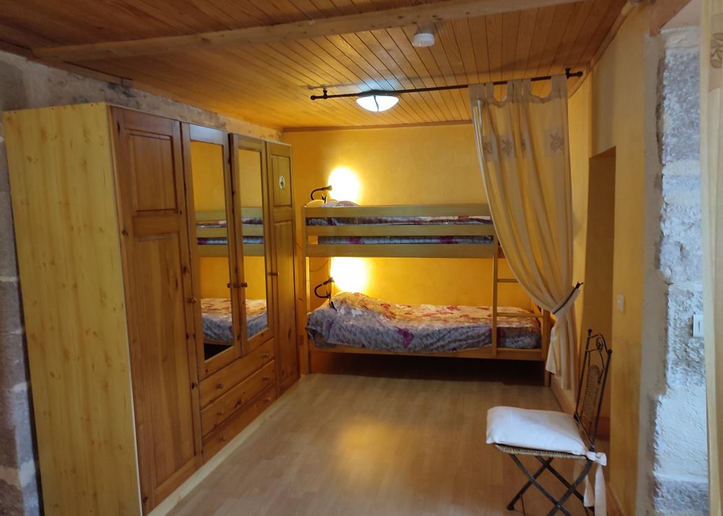 Chambre côté lits superposés