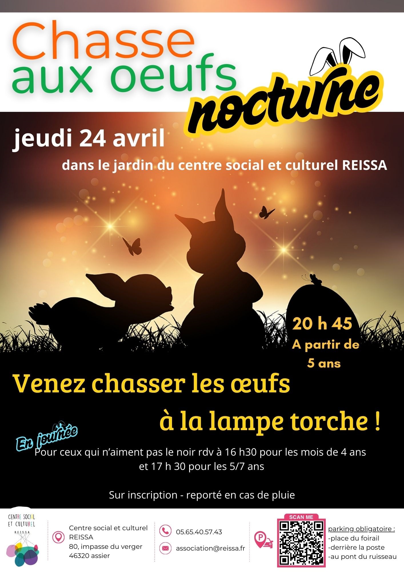 Chasse aux œufs nocturne