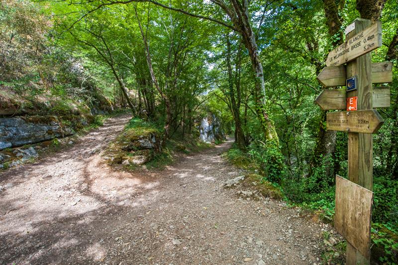 Chemin de randonnées près du Moulin du Saut © Lot Tourisme - C. ORY