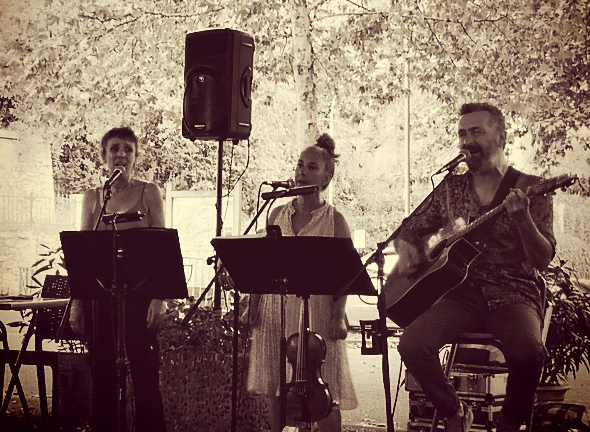 Les Chromatisés en concert pour le Folk Club de Cahors avec harmonies folk — visuel événement