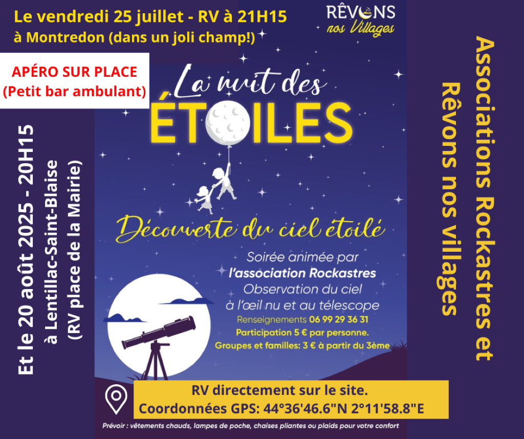 La nuit des étoiles à Montredon