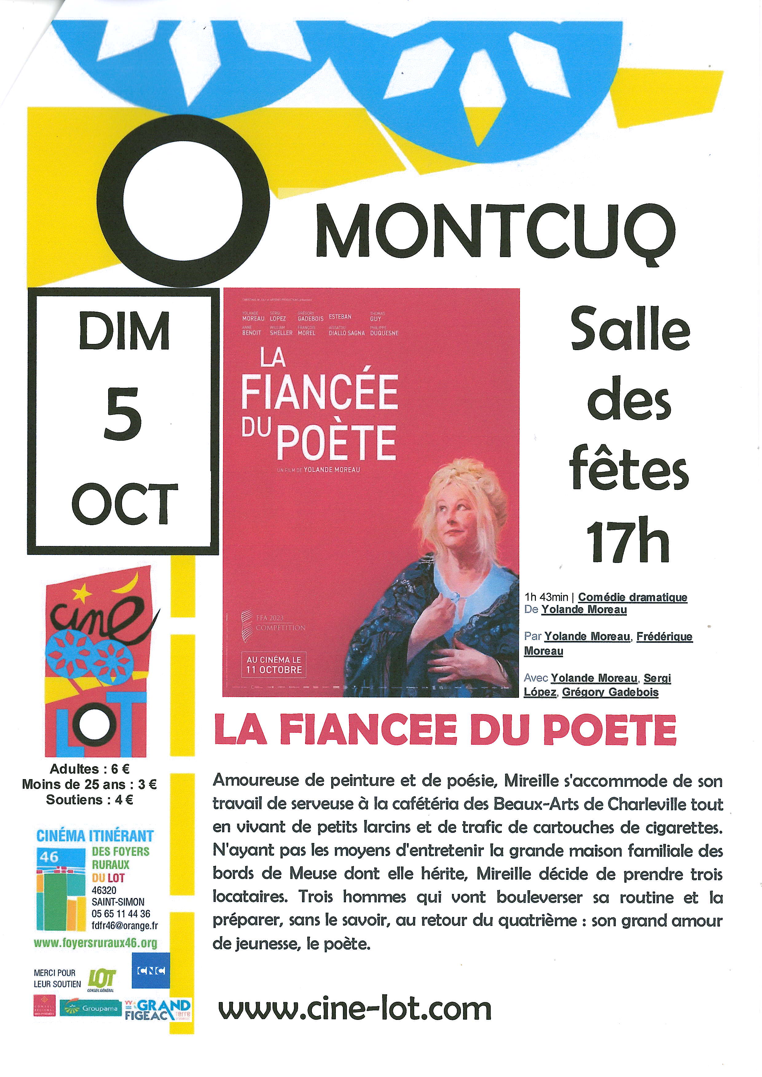 Ciné-Lot : "La fiancée du poète"