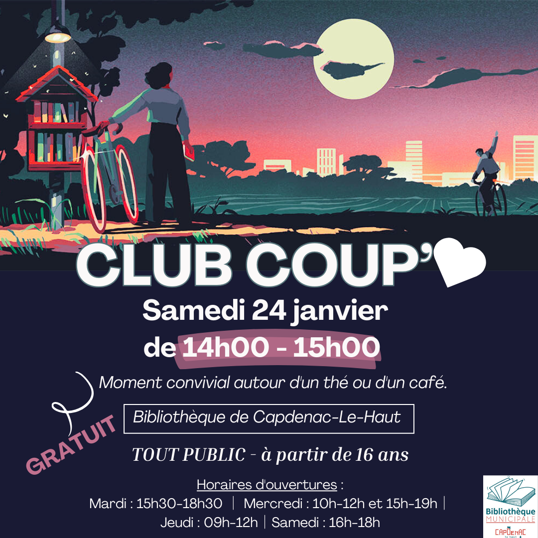 Club coup de cœur à la bibliothèque de Capdenac-le-Haut
