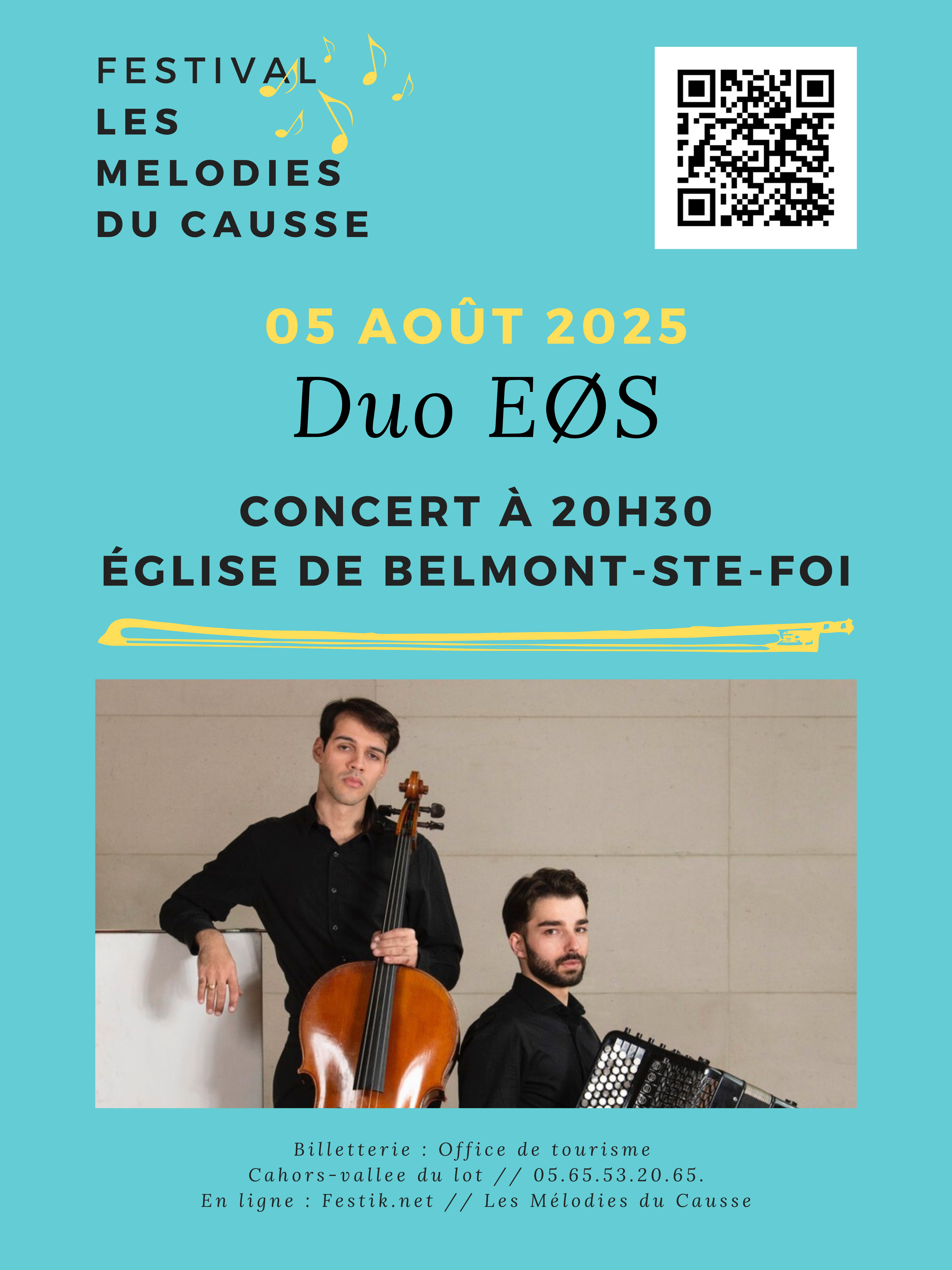 Festival les Mélodies du Causse: Duo  EØS