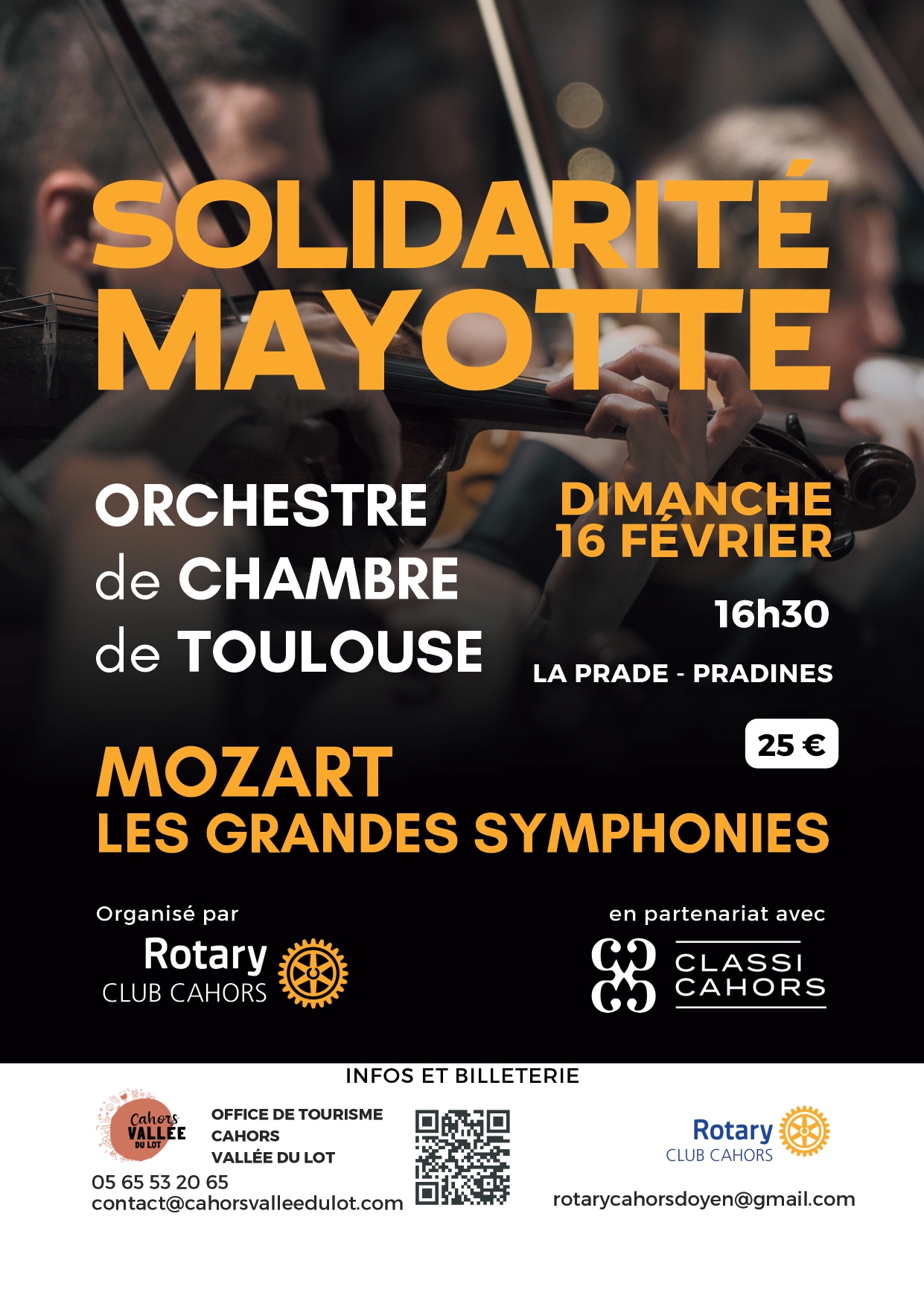Concert de solidarité pour Mayotte à la Prade