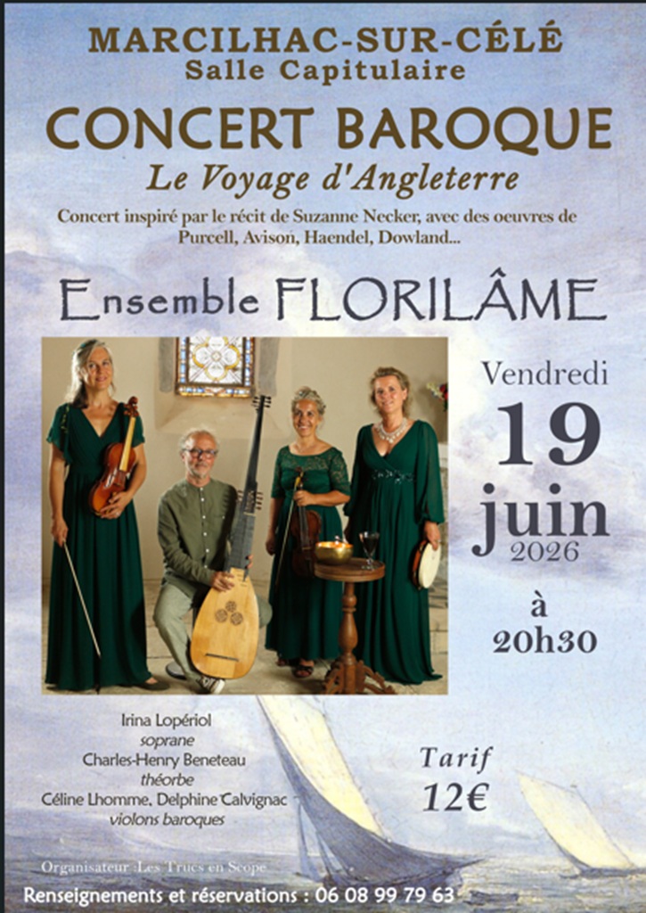 CONCERT BAROQUE avec l' Ensemble FLORILÂME