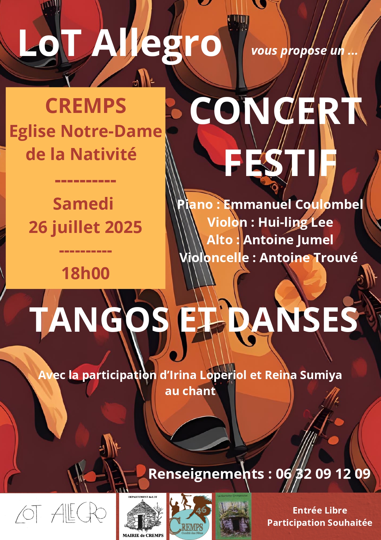 Concert festif Tangos et danses