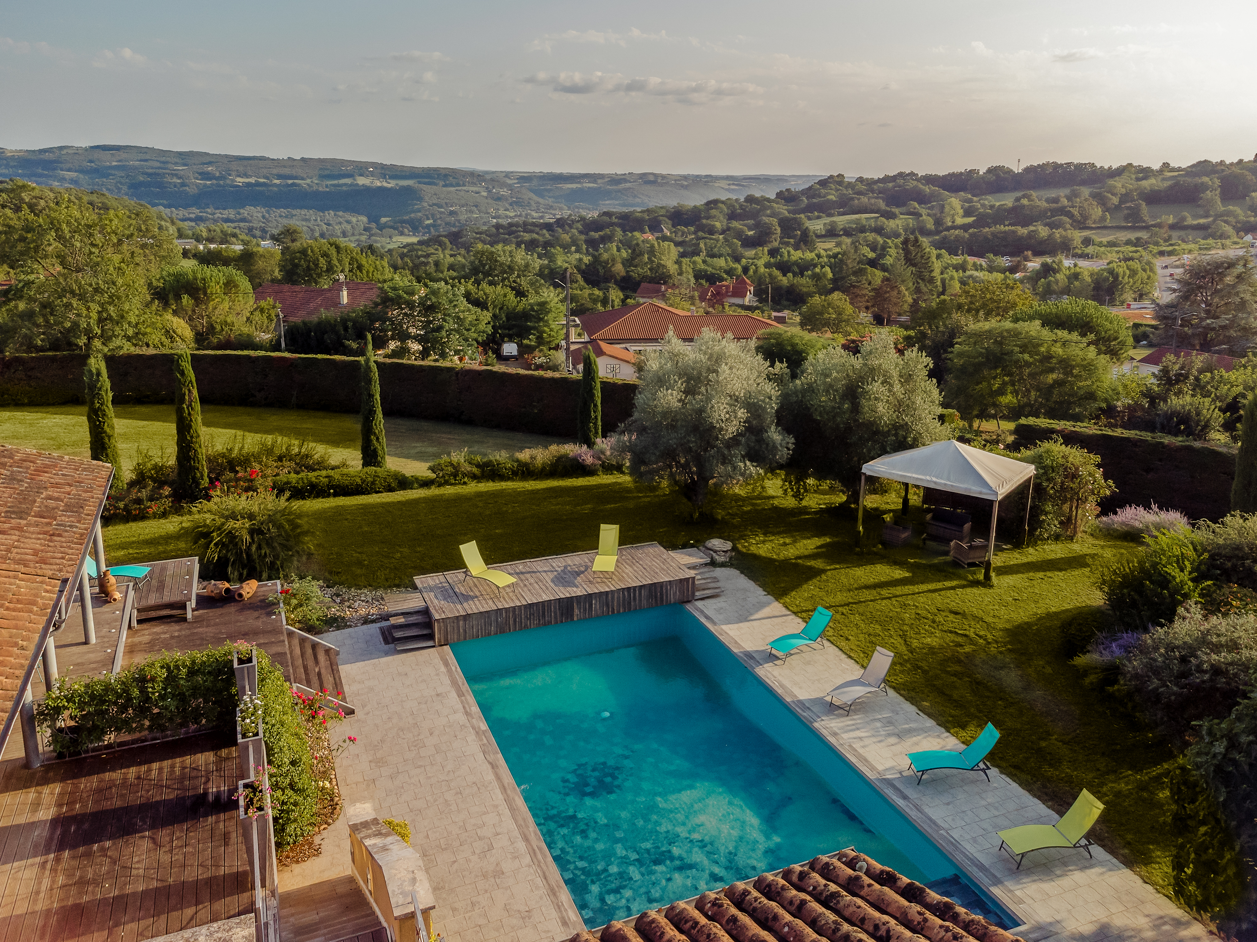 La Villa Bleue, Hammam, Piscine et Jacuzzi, Capdenac - photo 19