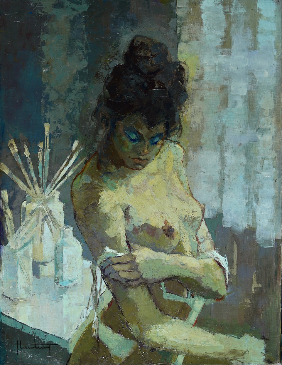 Exposition  de peintures  de Roger Thalamy